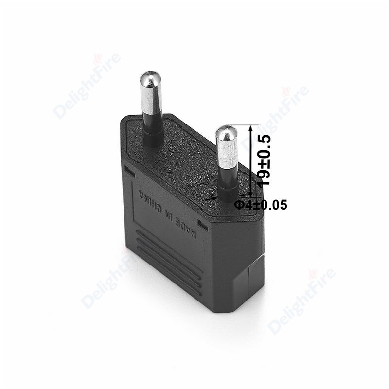 Eu Plug Adapter Travel Adapter Cn Ons Eu Kr Brazilië Israël Zwart/Wit Power Adapter Stekker Converter sockets Outlet