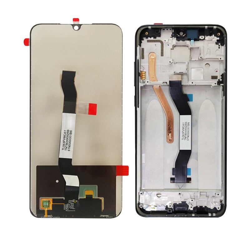 Grau aaa qualidade lcd para xiaomi redmi nota 8 lcd com quadro de tela lcd para xiaomi redmi nota 8 pro tela lcd 10-touch