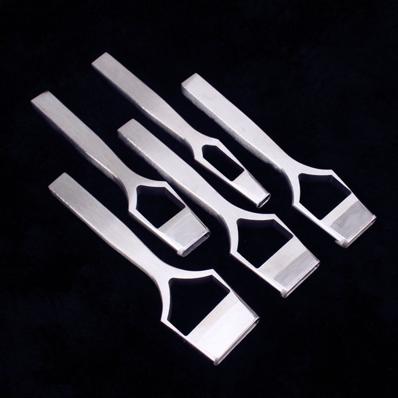 Leather Craft Belt Band Oval Hole Punch Tools Stitching diy strap oblate Cutter chisel Tools/set