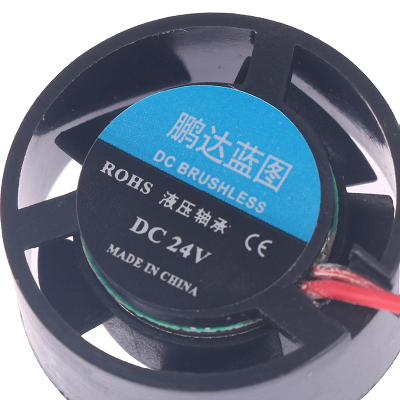 Wysokiej jakości zeszyt mikro wentylator chłodzący 25.5x10mm DC 5V/ 9V 12V 24V okrągły mini robić lampa doprowadziło grzejnik komputerowy nowy
