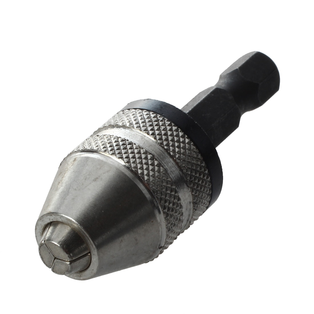 CNIM Silver+Black 6mm Keyless Drill Bit Chuck Quick Change Adapter Converter Hex Shank Mini Drill Chuck