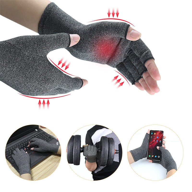 1 Pairs Artritis Handschoenen Touch Screen Handschoenen Anti Artritis Therapie Compressie Handschoenen En Pijn Gezamenlijke Opluchting Winter Warm