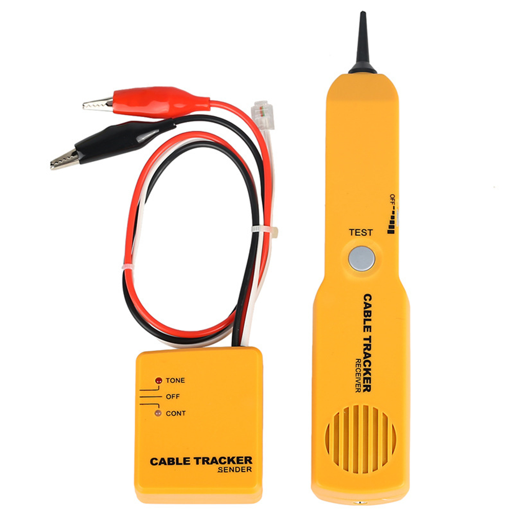 RJ11 Network Phone Telephone Cable Tester Toner Wire Tracker Tracer Diagnose Tone Line Finder Detector Networking Tool