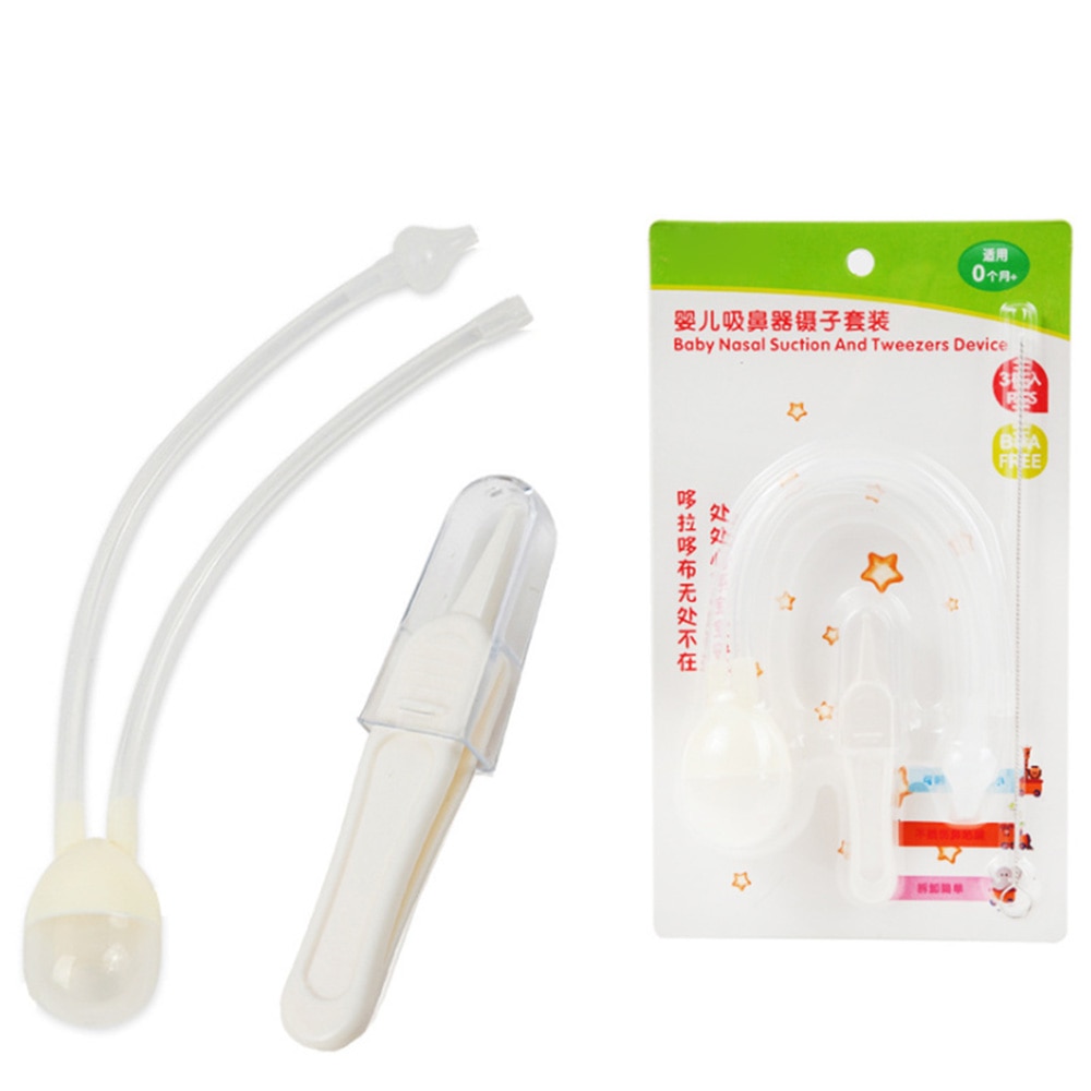 Accessories Baby Care Newborn Baby Safety Nose Cleaner Kids Vacuum Suction Nasal Aspirator Set Infants Flu Protections