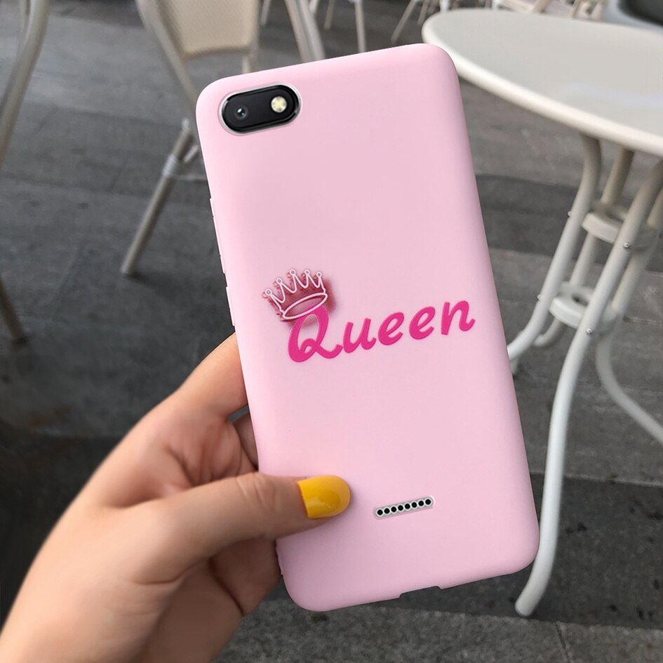 Voor Xiaomi Redmi 6A Case Cover Zachte Siliconen Kat Cactus Liefde Hart Brief Telefoon Cover Case Voor Xiomi Redmi 6A 6 EEN A6 Telefoon Funda: Army Green