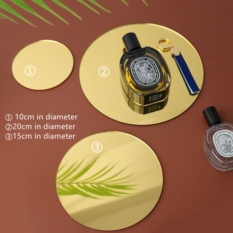 Acrylic Mirror Board Cosmetics Photography Backdrops Birthday Room Decoretiong Ornaments Photograthy Props for Photo Studio: 02