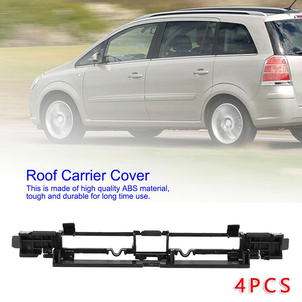 4x Rail Trim Flap Car Roof Rail Trim Moulding For VAUXHALL OPEL Astra H