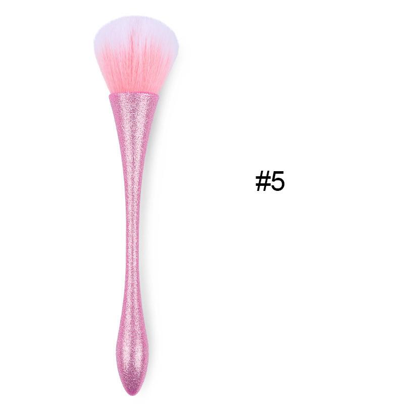 Pict you nagelborstel reinigen verwijder stof poeder nail art pedicure zacht verwijder stof acryl schone borstel voor nagelverzorging: 10