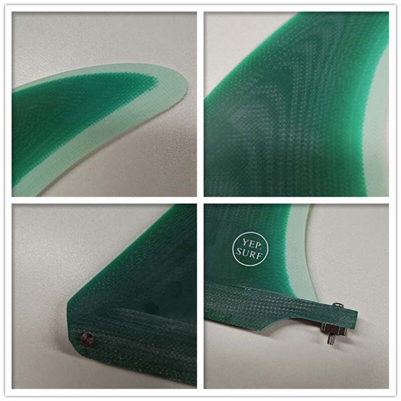Yep.Surf Surf Longboard Fins Fiberglass 9 Inch YepSurf Fin Surfboard Fin Single Fins