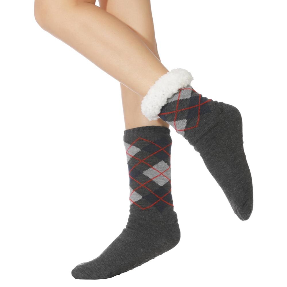 FRALOSHA Nowy4para długi piętro skarpetki męskie domu pantofel męskie zimowe ciepłe rozmyte antypoślizgowe pantofel skarpetki świąteczne