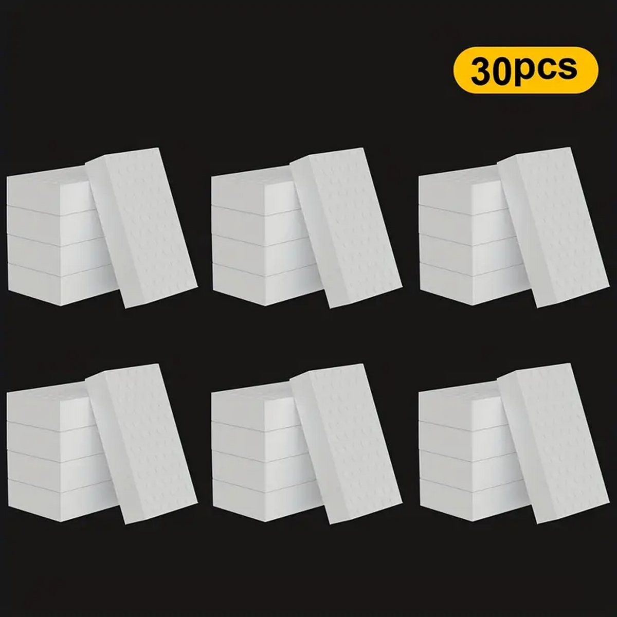 Magisk svampklut med høy tetthet, dobbeltsidig rengjøringssvamp, magisk nano oppvasksvampblokk, skokant eller grytesvamp: Lavendel