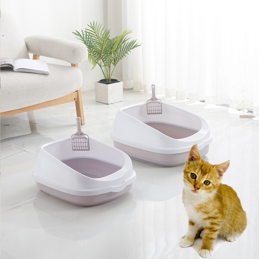 Toilet Bedpan Cat Litter Box Cat Dog Tray Toilet Teddy Anti-Splash Pet Dog Toilette Puppy Indoor Plastic Sandbox Pets Supplies