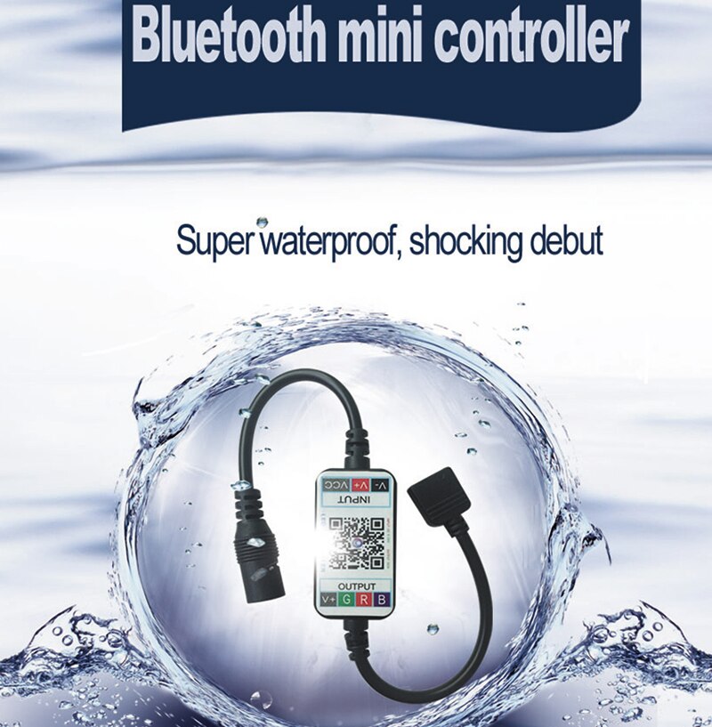 KeWL RGB LED Strip Light Smart Phone Controller Wireless APP Bluetooth 4.0 Control USB/DC Connector For 4 Pin 5050 RGB Strip