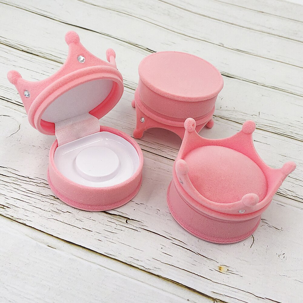 Mink Eyelashes Packaging Boxes Luxury 5D Mink Lashes Crown Case Beauty 3D False Eyelash Extension Box Vendors Makeup: 1pcs Pink Box