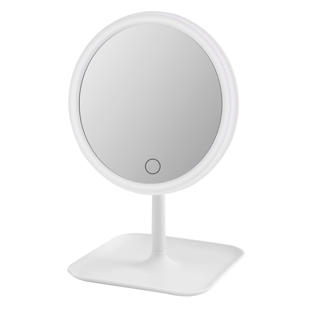 USB Adjustable Rechargeable LED Fill Light Makeup Mirror Dressing Table Lamp: White Single Light