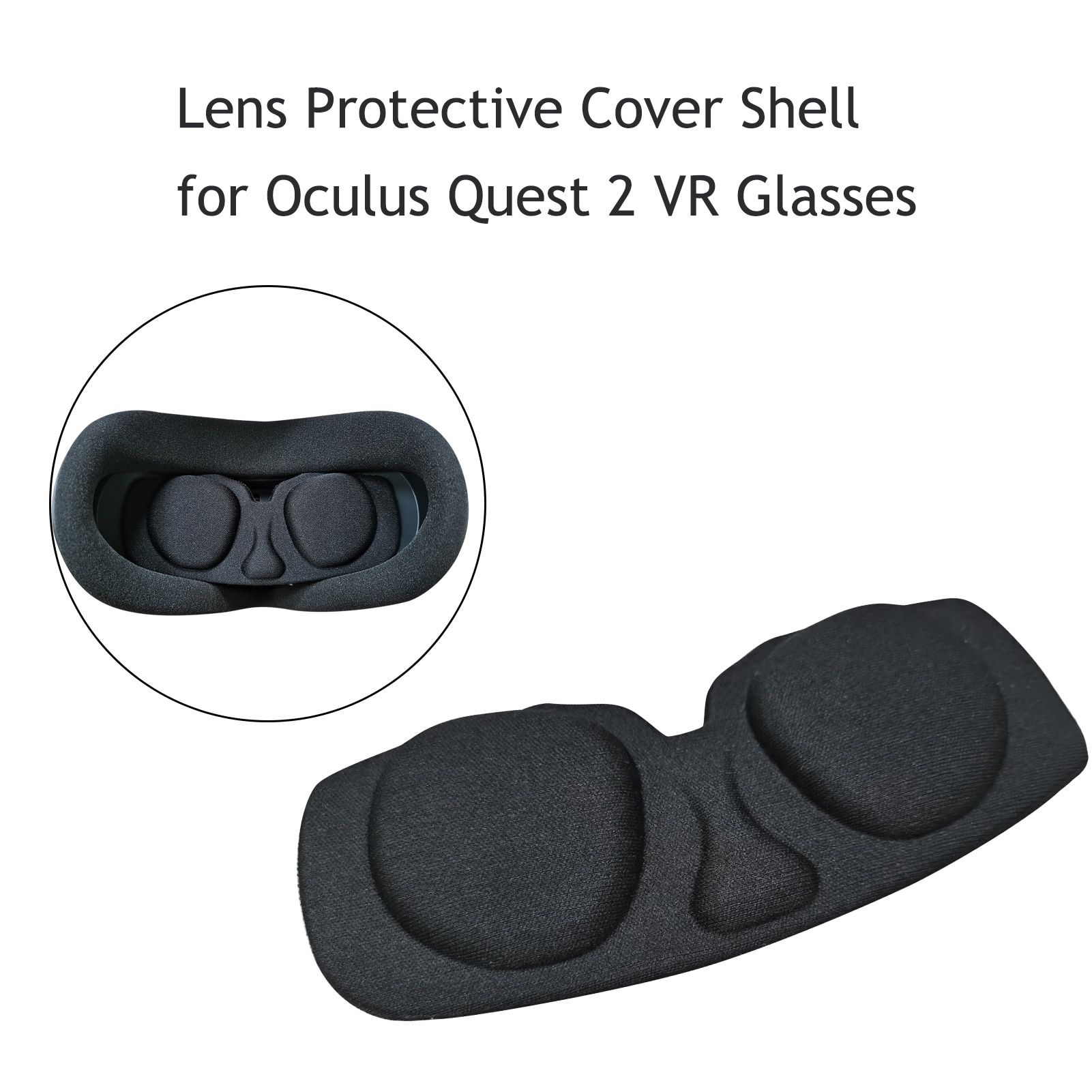 Vr Accessoires Voor Oculus Quest 2 Vr Volledige Case Lens Beschermhoes Stofdicht Anti-Kras Soft Lens Cap Voor oculus Quest 2 Vr