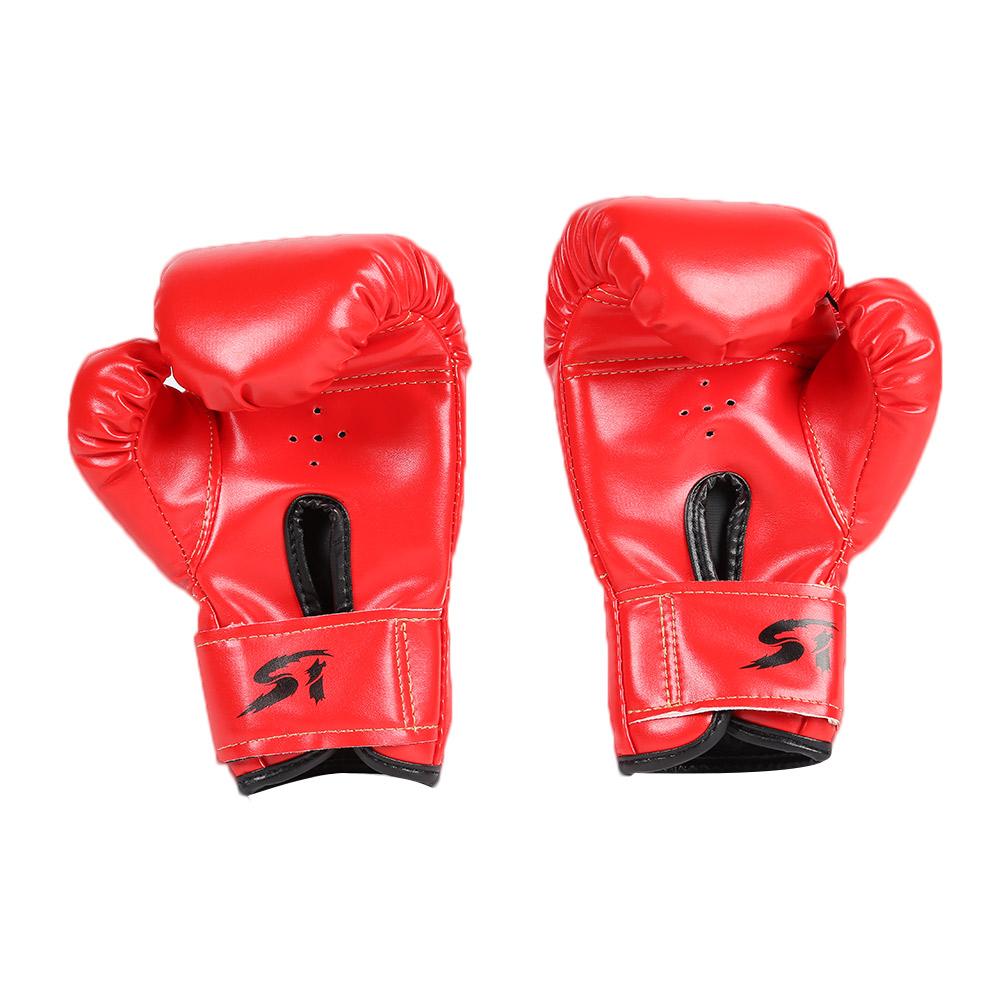 2Pcs Kick Bokshandschoenen Training Vechten Handschoenen Voor Kids Ademend Pu Muay Thai Sparring Ponsen Karate Kickboxing Handschoenen