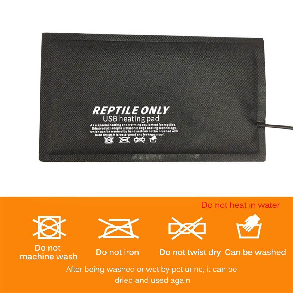 Terrarium Reptiles Heat Mat 4W/7W/9W Climbing Pet Heating Pads Reptile Electric Blanket Reptiles Supplies For Winter