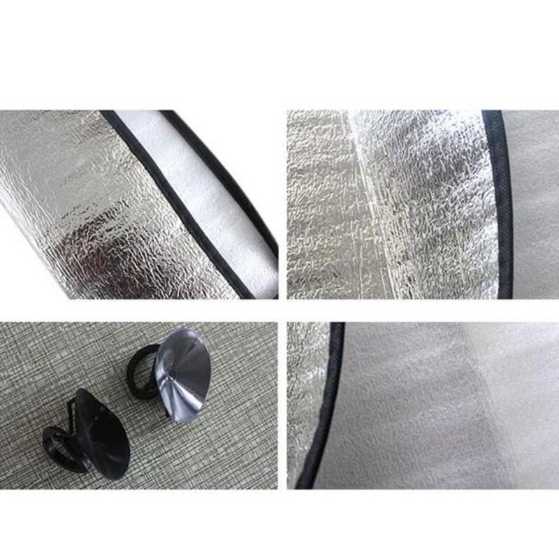 Parasol plegable para parabrisas de coche, cubierta de parabrisas de coche, protección contra láminas de aluminio para ventana de coche, 1 unidad