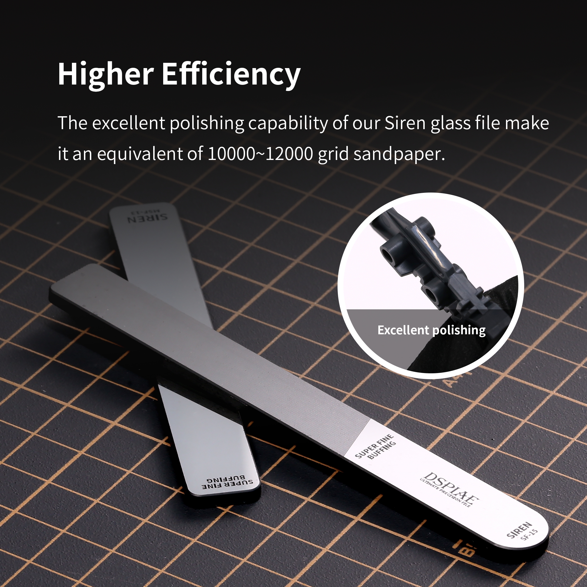 DSPIAE SF-20/SF-15/MSF-13 Siren Ultimate Precision File Model Assembly Tool Hobby Accessory