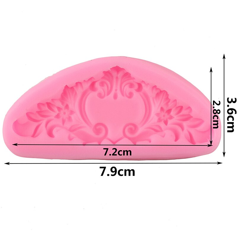 Sugarcraft Flower Silicone Molds Relief Cake Border Fondant Mold DIY Cake Decorating Tools Candy Clay Chocolate Gumpaste Moulds