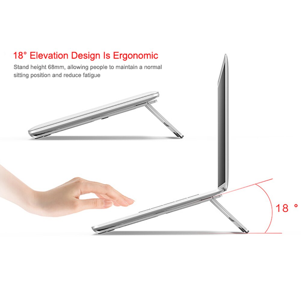 Sammenleggbart bærbart stativ aluminium justerbart stasjonært nettbrettholder skrivebord bord mobiltelefon stativ for ipad air macbook notebook