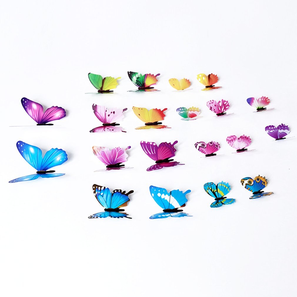 3d Vlinder Muursticker Vlinders Op De Muur Voor Koelkast Stickers Behang Voor Woonkamer Home Decor