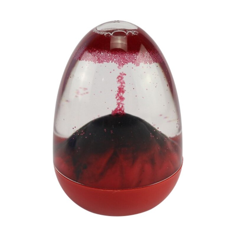 Volcano Hourglass Liquid Oil Sandglass Timer Desktop Ornaments Toy Home Office Table Decoration For Men Women: C