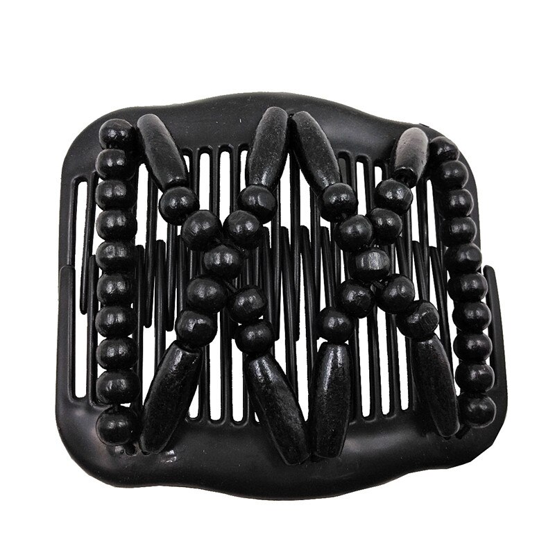 Peigne magique Vintage pour femmes, accessoires pour cheveux, perles élastiques, porte-chignon, pinces à cheveux, peigne à griffes, couvre-chef extensible, coiffure: 23