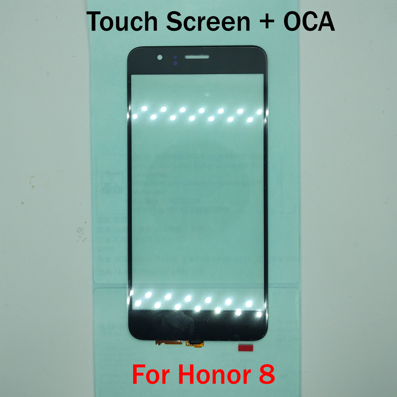 For Honor 8 8x 9 9i V9 10 Lite Play Max Outer Screen Digitizer Sensor Touch Panel LCD Display Front Glass Repair Parts: WHITE