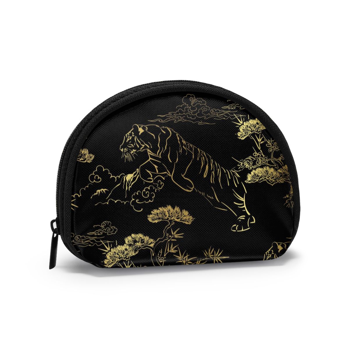 Man kvinnor smart plånbok visitkort plånbok kredit företag mini kort plånbok japansk guld tiger