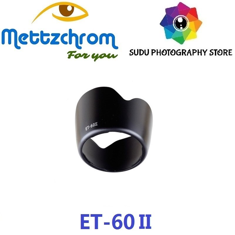 ET-60 II parasol de montura de bayoneta para CANON EF 55-250mm 75-300mm f/4-5.6 es ET60-2 precio al por mayor
