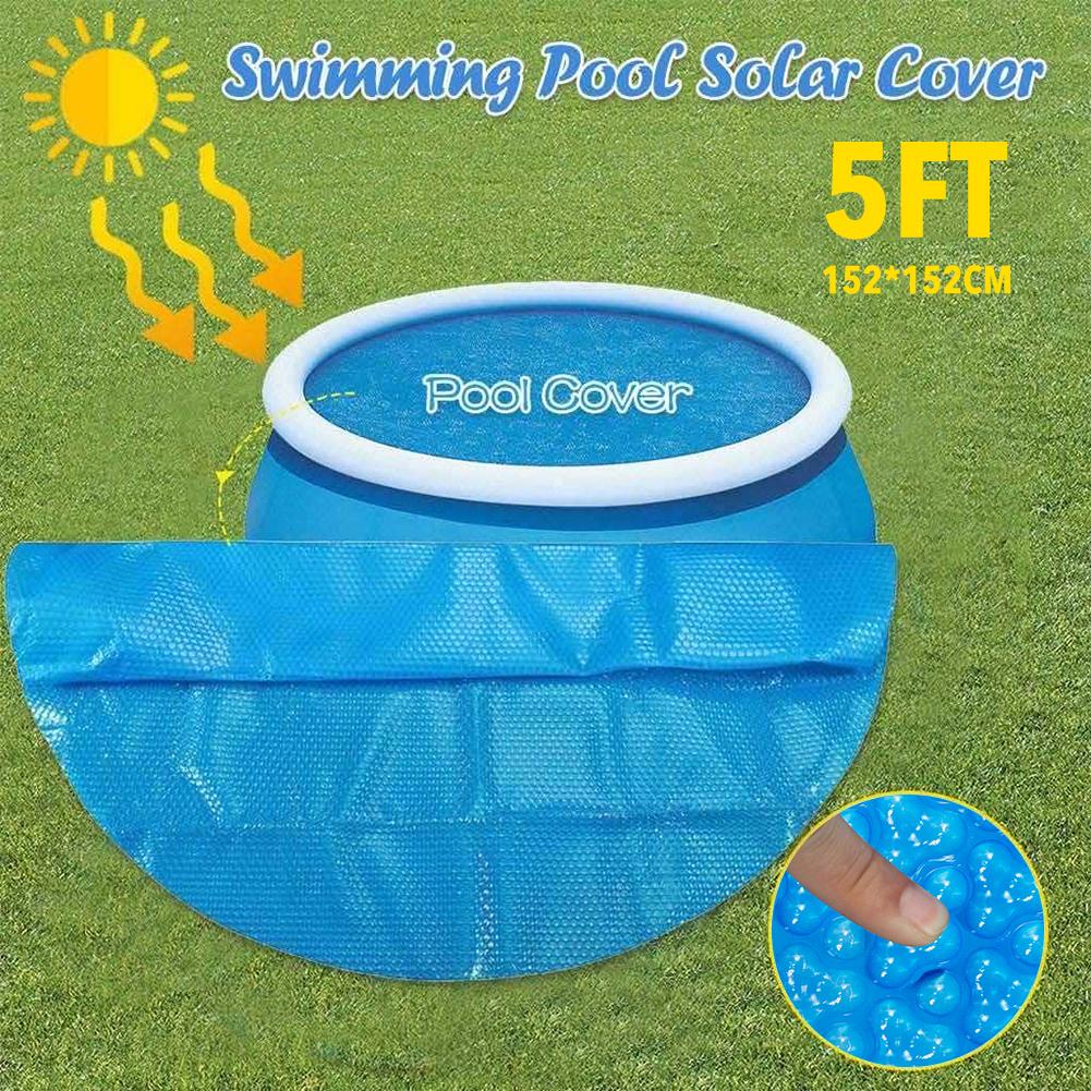Swimming pool cover insulation film swimming pool anti-evaporation anti-corrosion insulation cover durable water evaporation: D
