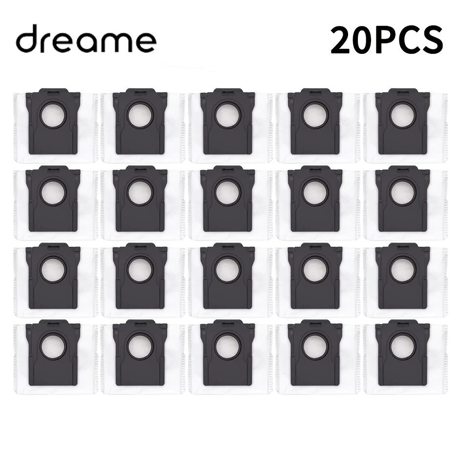 Dreame Mova E30 Ultra / Trouver E30 Ultra Vacuum Cleaner Replacement Accessories Main Side Brush Filter Mop Dust Bag: WHITE