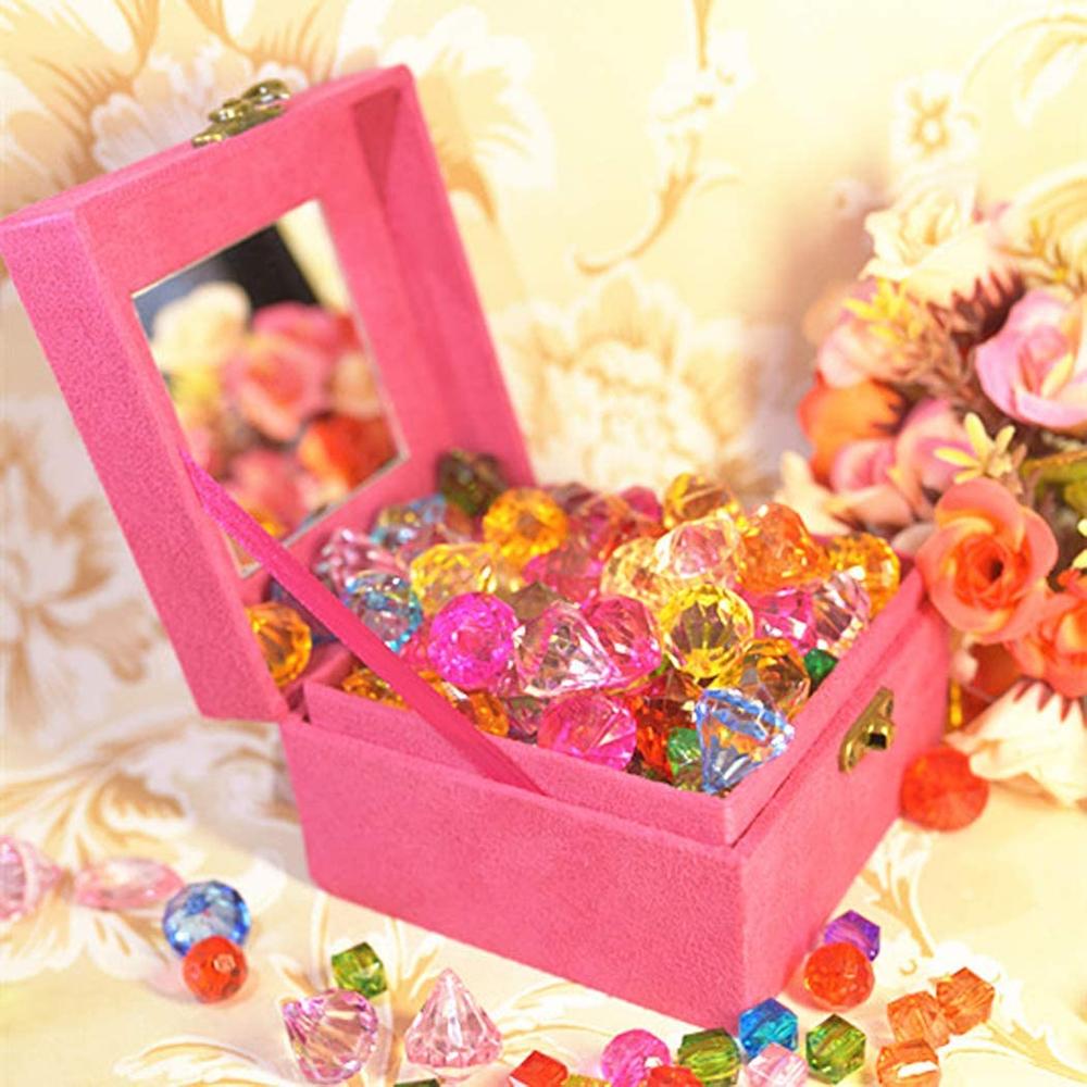 40 Pcs Big Acrylic Diamond Artificial Gems Pirate Treasure for Home Decoration, Table Scatters, Vase Fillers, Party