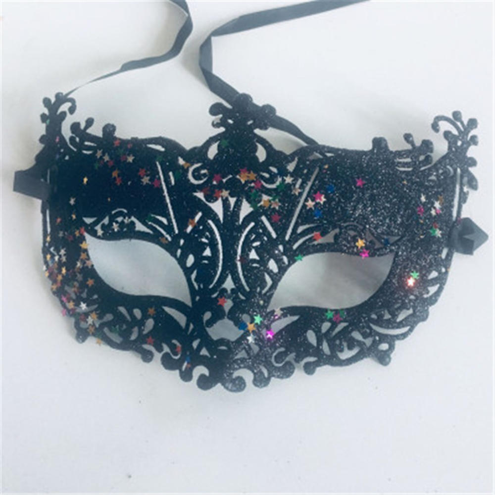 Máscara de baile de graduación para hombre y mujer, disfraz de de Halloween, accesorios de decoración de boda, Sexy, color blanco y negro: 10