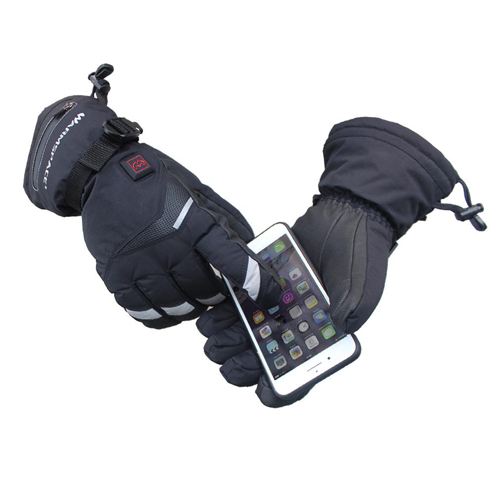 Ski Handschoenen Temperatuur 5 Speed Aanpassing Usb Handwarmer Opladen Verwarming Vinger Verwarming Warme Veiligheid Constante Warme Handschoenen