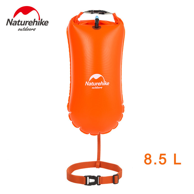 Sac de plongée en apnée de natation de bord de mer de sac imperméable gonflable extérieur de naturetrekking avec le sac de stockage de vêtements de téléphone d'airbag 20L/8.5L: 8.5L
