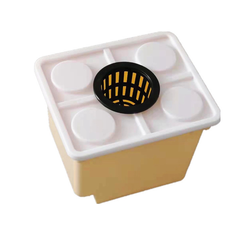 PP irrigación-Sistema de cubo holandés de Bato, equipo hidropónico inteligente, cubierta de un orificio de 11L, plantación de tomate, pepino y pimienta