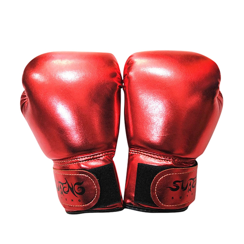Children Boxing Gloves Children Solid Boxing Gloves Kickboxing Punching Bag Training Fight Age 3-10 Kickboxing Punching Bag: Red