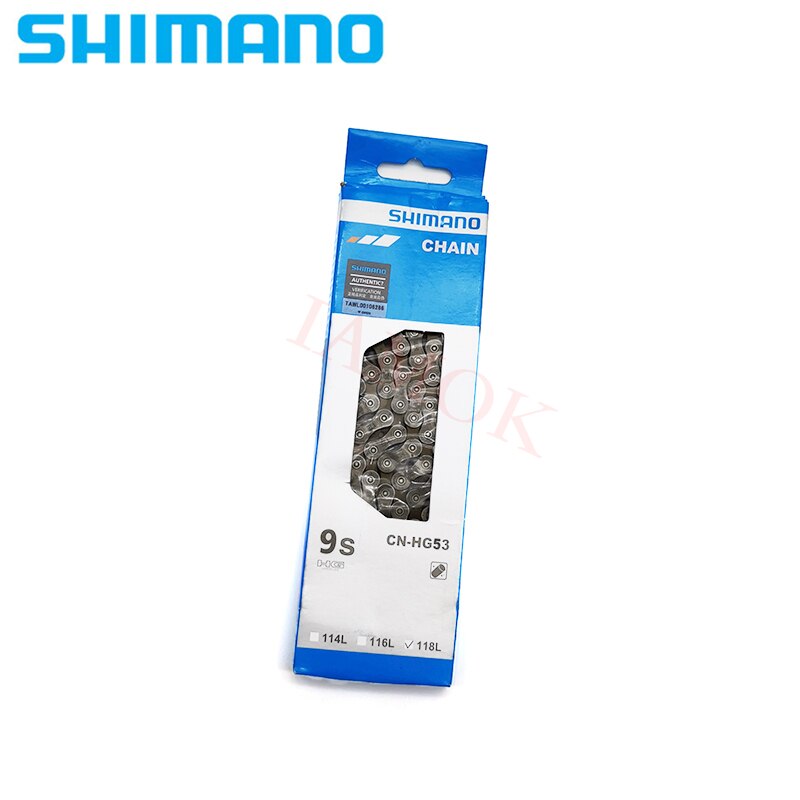 SHIMANO CN-HG53/HG93/HG40 chaîne de vélo de montagne HYPERGLIDE 8/9 vitesses 116/118L chaînes Iamok pièces de vélo