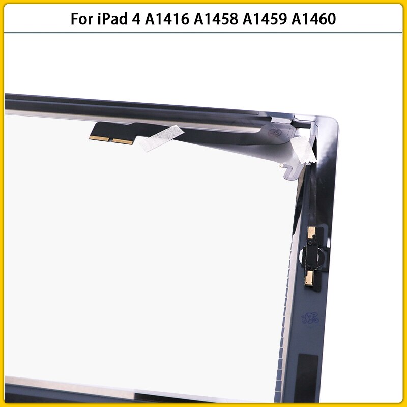 9.7&quot; Touchscreen For iPad 4 A1458 A1459 A1460 Touch Screen Panel Digitizer Sensor LCD Front Outer Glass Button Replace
