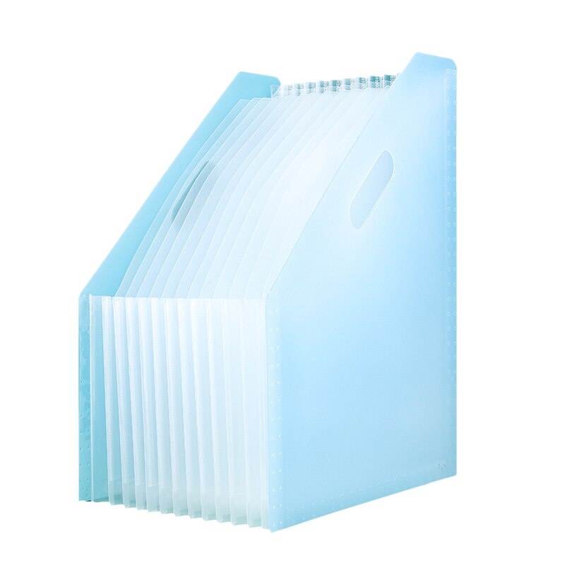 Multi-layer Folders Accordion File Holder Document Pockets Organizer Test Paper Pockets With Index Post: -BL2