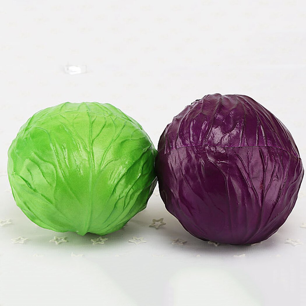 Artificial Vegetable Realistic Cabbage Faux Vegetable Decor Photography Prop