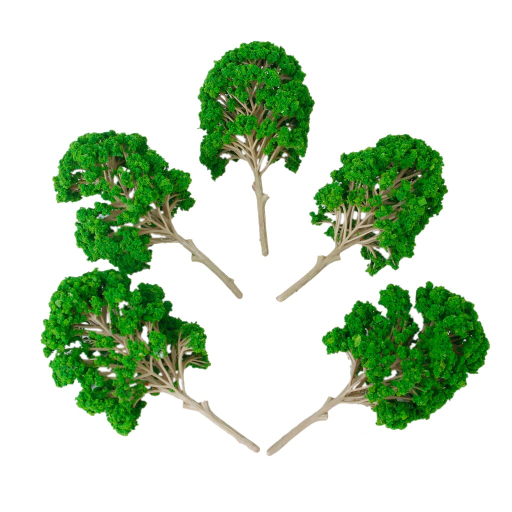 15 Cm Model Boom Bos Planten Maken Accessoires Ho Trein Spoorweg Spoorweg Landschap Diorama Of Layout, pack Van 5
