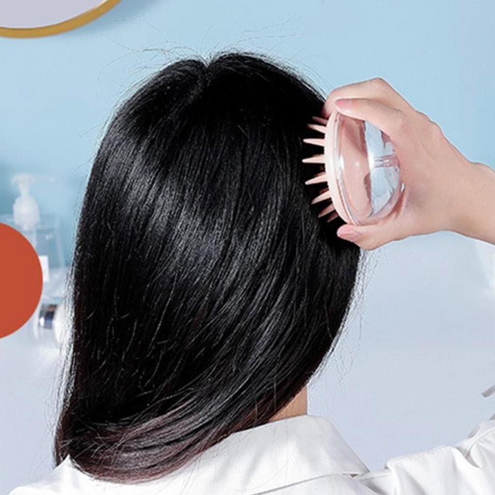 Silicone Head Body Scalp Massage Brush Silicone Shampoo Brush Hair Washing Comb Shower Brush Bath SPA Scalp Massager