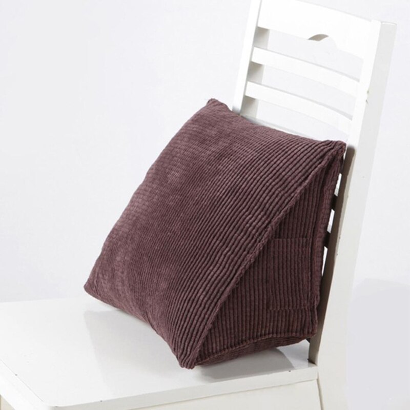 Reading Backrest Cushion Wedge Pillow Back Cushion Lumbar Pad Bed Office Chair Rest Pillow Back Support Pillow