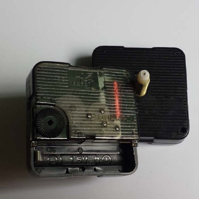 20 st mekanism med visare långaxel kvarts urverk klockrörelse mute platta dedikerad lång gänga axel längd 28mm