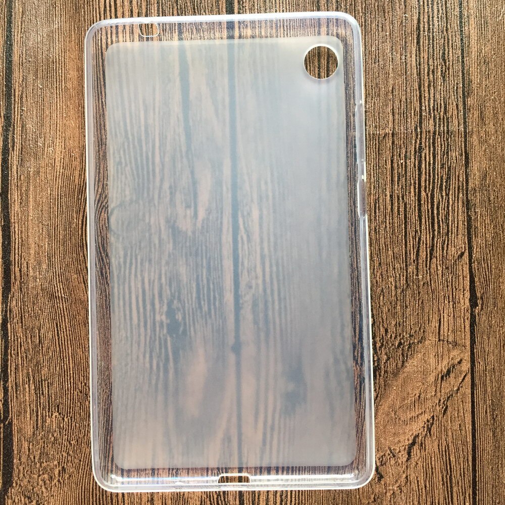 Para lenovo tab m7 2019 2gen 2021 3gen modelo TB-7305x/f/i TB-7306x/f/i caso tablet tpu transparente macio à prova de choque capa + presente