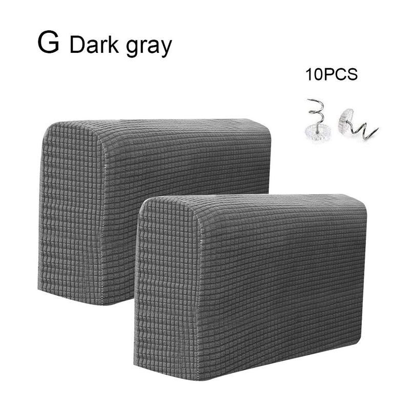 Afneembare En Wasbaar Bank Armsteun Elastische Beschermende Armsteun Armsteun Cover Sofa Polar Cover Cover Elastische Fleece C2h2: G
